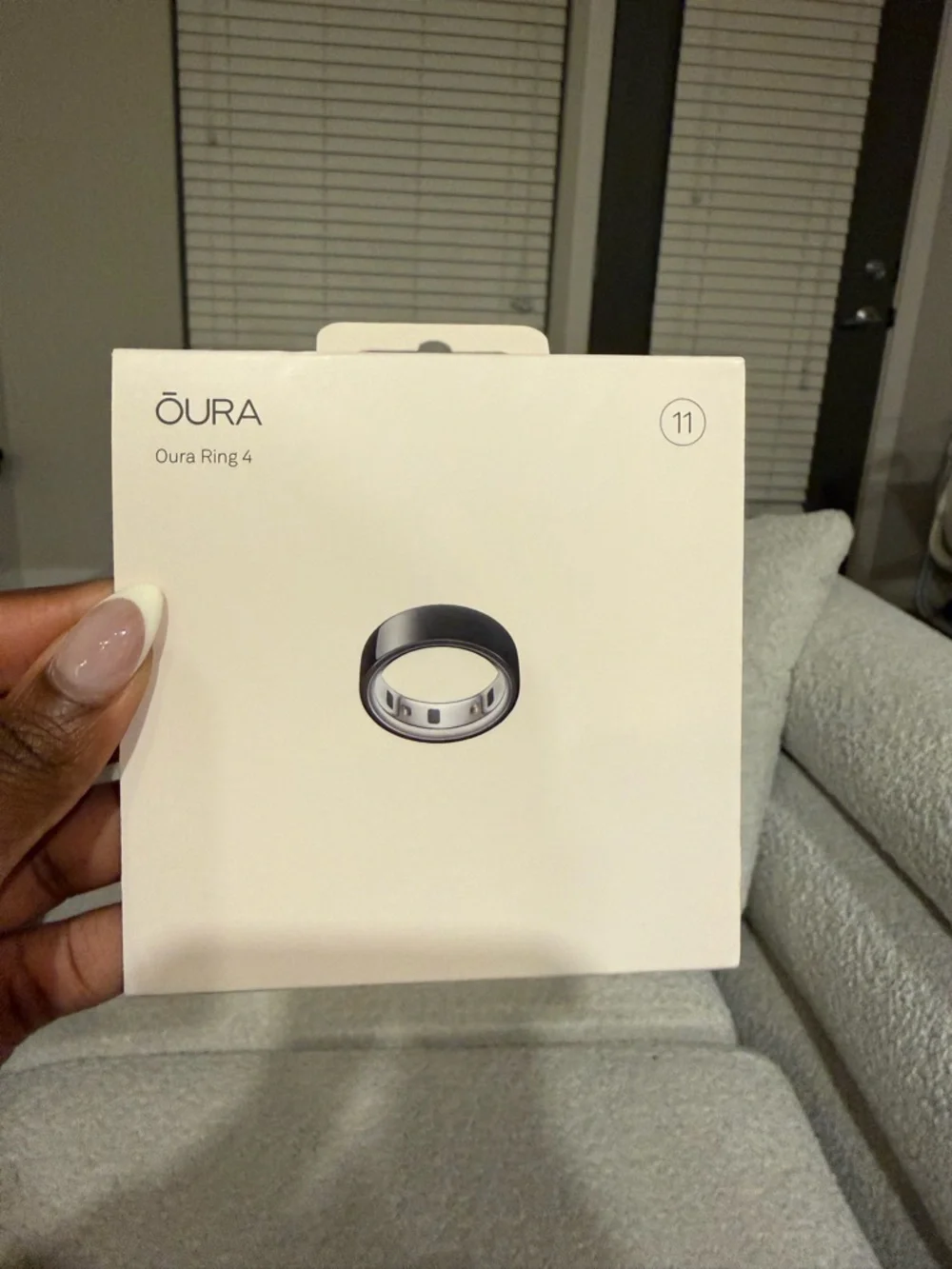 Oura Ring 4 Smart Health Ring – Black
